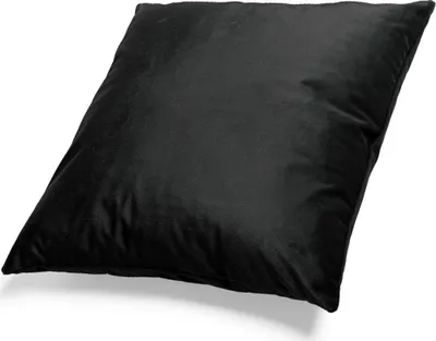 Obrázek produktu pro Mikroplyšový povlak na polštář 50x50 cm Černý