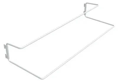 Produktbild von INTEGRI Weiss Schuhhalter Wandmontage 573x194mm Garderobensystem Schuhregal Stahl