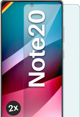 Produktbild von Glas Schutzfolie für Samsung Galaxy Note20, Stückzahl:2er Set