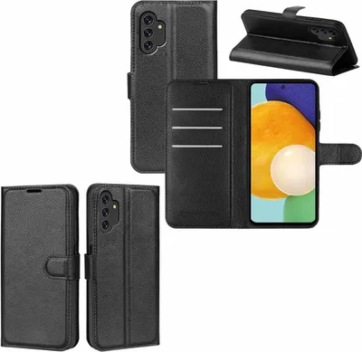 Produktbild von Pre mobilný telefón Samsung Galaxy A13 4G Puzdro peňaženka Premium Ochranné puzdro kryt puzdrá príslušenstvo Black