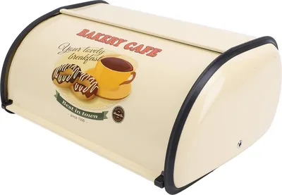 Obrázek produktu pro Bread Box Exquisite Elegant Drum Type Metal Bread Storage Bin for Bread Cake Doughnut Biscuit Food Ta Champagne Color Type 3