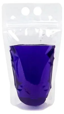 Produktbild von Getränkebeutel Transparent 12.9x4x22.9cm (10 Stück) [DP1]