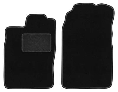 Zdjęcie produktu dla Dywaniki samochodowe welurowe przednie do: Saab 900 II (1994-1998, hatchback, liftback) czarne, dopasowane