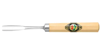 Produktbild von "KIRSCHEN" Werkzeuge 3227010 | Kerbschnitzbeitel mit Weißbuchenheft Stich 6, gekröpft & flacher Höhlung - 10mm