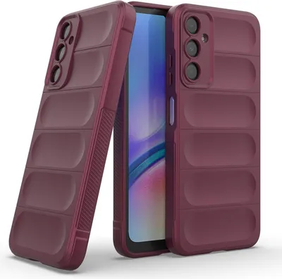 Produktbild von Handy Hülle für Samsung Galaxy A05s Grip Case Cover Schutzhülle Softgrip Farbe: Burgunder Rot