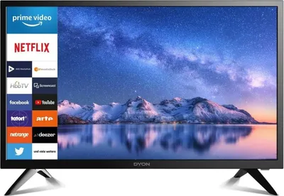 Produktbild von DYON Smart 24 XT V3 60 cm (24 Zoll) Fernseher (HD Smart TV, HD Triple Tuner (DVB-C/-S2/-T2), Prime Video, Netflix & HbbTV)