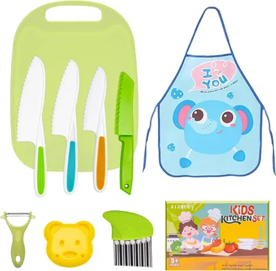 Immagine prodotto di Set di 9 coltelli da cucina adatti ai bambini