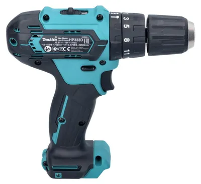 Image de Perceuse visseuse à percussion MAKITA HP333DZ 12 V Li-Ion CXT Ø 10 mm (vendu sans batterie)
