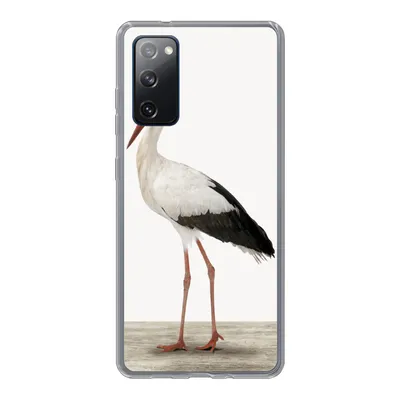 Produktbild von MuchoWow® Handyhülle Schutzhülle Hülle für Samsung Galaxy S20 FE Storch - Vogel - Tiere - Jungen - Kinder - Mädchen Silikon Softcase Handy Hülle - Abdeckung