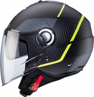 Produktbild von Caberg Riviera V4 X Geo Italia matt Jethelm :  matt-schwarz-anthrazit-neongelb  2XL (63/64)