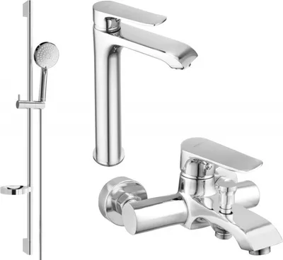 Produktbild von Mexen Pecos DS75 Badewannenset, Chrom - 72713DS75-00