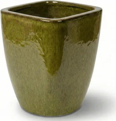Zdjęcie produktu dla Doniczka ceramiczna Provencelia VAUBAN Jesienna zieleń, Ø34 cm x H43 cm, mrozoodporna