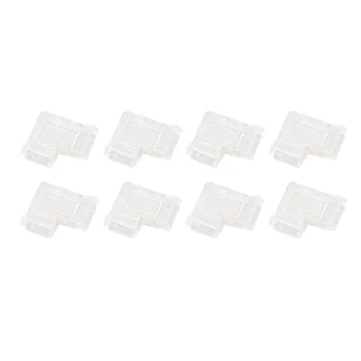 Zdjęcie produktu dla Złącze paska świetlnego LED, złącze paska świetlnego, złącze COB, 3-pinowe złącze COB LED w kształcie litery L, zestaw złącza paska LED, 3-pinowe złącze paska LED