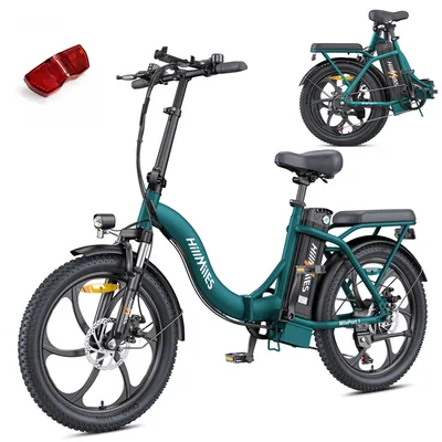 Produktbild von HillMiles E Bike, E-Bike Klapprad mit 36V 13Ah Akku bis zu 80-100km, 20 *3.0 Zoll, 7-Gang SHIMANO, 250W Motor & 25km/h MilePort 1