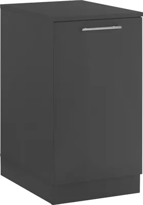 Produktbild von Spülenschrank >LAUNDREEZY< in Anthrazit, Holzwerkstoff - 50x93x68cm (BxHxT)