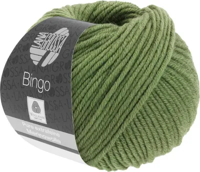 Produktbild von Lana Grossa Bingo 742 Olivgrün 50g