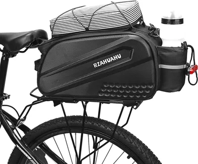 Produktbild von Fahrradtasche, Gepäckträgertasche, Fahrradtasche für Gepäckträger, 100% Wasserdicht & Reflektierend, mit Tragegriff und Schultergurt