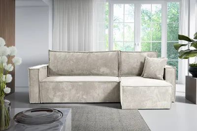 Produktbild von Intenso Ecksofa mit Schlaffunktion Innez, Hellgrau