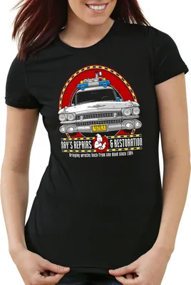 Produktbild von style3 ECTO-1 Repair Damen T-Shirt geisterjäger ecto1, Größe:2XL
