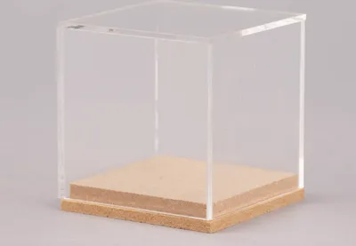 Produktbild von Rico Design Dekohaube Würfel Kunststoff Holz 6x6x6,5cm
