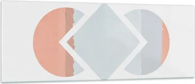 Produktbild von Bilder auf glas - Einteilig - Stück Geometrisch Diamant - 140x50cm - Glasbilder - Wandbilder - Bilder - Wanddekoration aus Glas - Glas Bilder - Wandbild auf Glas - GAB140x50-4690
