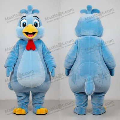 Produktbild von Himmelblaue MASTICOT Federpracht-Pavian-Maskottchen
