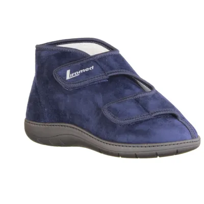 Produktbild von Liromed Verbandsschuhe, Damen und Herren, Blau, Mikrofaser, NEU - Herrenschuhe Prophylaxe Diabetiker, Blau