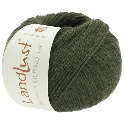 Produktbild von Lana Grossa Landlust Alpaka Merino 160 423 Moosgrün 50g