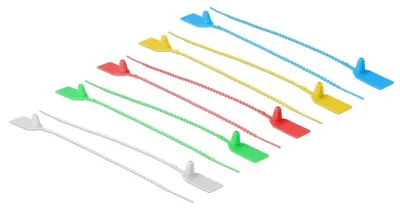 Productafbeelding van Kabelbinders met labelveld, 250 mm x 2,7 mm (10 stuks, in verschillende kleuren)