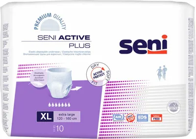 Obrázek produktu pro Majtki chonne Seni Active Plus 10 sztuk XL - Dugi termin wanoci!