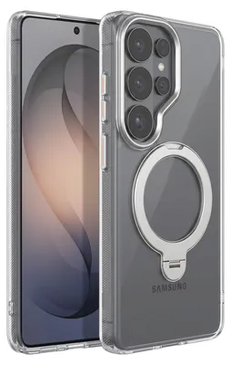 Obrázok produktu pre Avizar, magnetické puzdro pre Galaxy S26 Ultra, nárazuvzdorné, s 360° ochranným okrajom, priehľadné