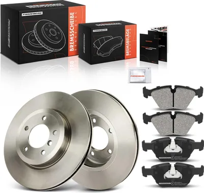 Produktbild von Frankberg 2x Bremsscheiben 4x Bremsbeläge Vorderachse für BMW 3er E46 Z4 E86 E85 1999-2008
