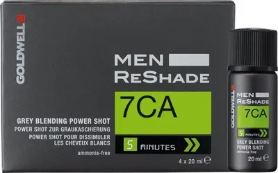 Produktbild von Goldwell Men ReShade Grey Blending Power Shot, Grau, 7CA, Männer, 80 ml, Alle Haare, Flasche