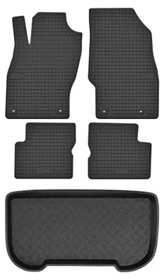 Immagine prodotto di Tappetini gomma SolidTread + bagagliaio per Opel Adam 2012-2019 5 pezzi