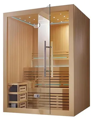 Produktbild von Sauna Holzsauna Saunakabine Spa-Kabine Saunaraum Designsauna 150x120 cm