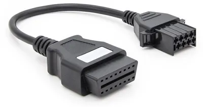 Obrázok produktu pre Adaptérový kábel Techstar® pre nákladné vozidlá, Volvo, 8 pin na OBD2 16 pin