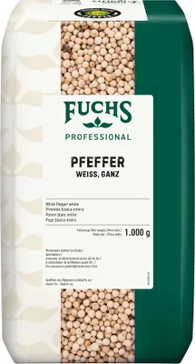 Obrázek produktu pro Fuchs Professional Pepř bílý celý pepř speciální 1000g
