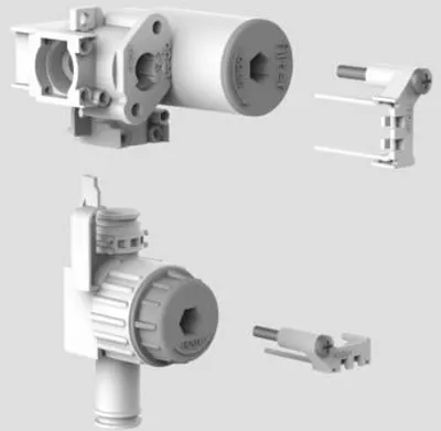 Produktbild von Sanit 05.025.00..0000 Wasserstrecke inklusive Sicherungsklammern 05025000000