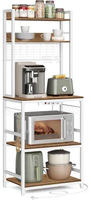 Obrázek produktu pro Kuchyňský regál se zásuvkami KKS037W41EU, 40 x 60 x 170 cm, bílo/hnědý