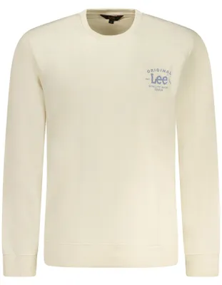 Produktbild von Beiges Herren Sweatshirt mit Rundhals und regulärer Passform
