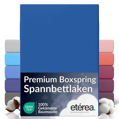 Produktbild von etérea Jersey Spannbettlaken Baumwolle 140x220 - 160x220 cm