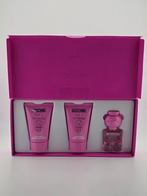 Produktbild von Moschino Toy 2 Bubble Gum , Edt for women 5 ml + shower gel 25 ml +body lotion