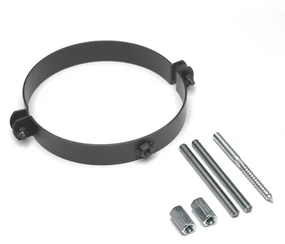 Produktbild von Raik Basic Rauchrohrschelle 150mm gussgrau für Rauchrohr / Ofenrohr