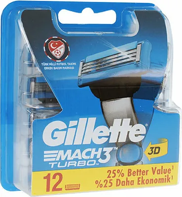 Immagine prodotto di Gillette - Mach 3 Turbo - Spare head 12.0ks