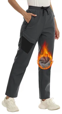 Produktbild von Damen Softshellhose – Winddicht und warm – Grau