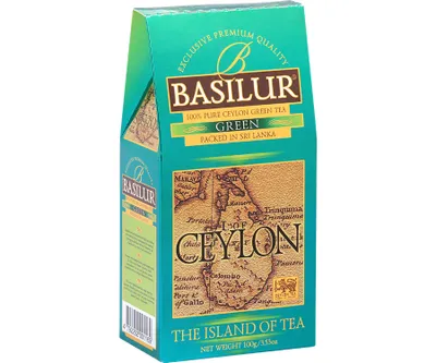 Zdjęcie produktu dla Basilur GREEN herbata zielona YOUNG HYSON bez dodatków - 100g