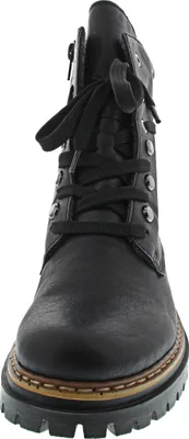 Produktbild von Rieker Damen Schuhe Stiefeletten Schnürung Blockabsatz 72621, Größe:37 EU, Farbe:Schwarz