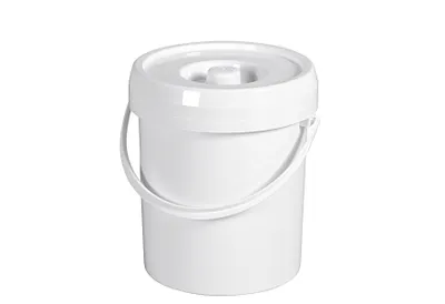 Image de LOCKWEILER Seau à couches avec couvercle blanc 7 l 149068