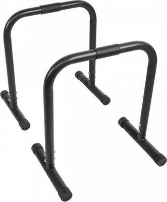 Produktbild von Dip Barren Push-up Stand Bar Fitness Parallettes 73x61cm Calisthenics SCHWARZ