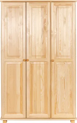 Produktbild von Kleiderschrank Holz natur 016 - Abmessung 190 x 120 x 60 cm (H x B x T)